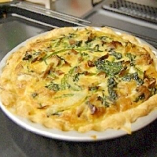 生クリームが余ったら…　冷蔵庫の野菜でキッシュ